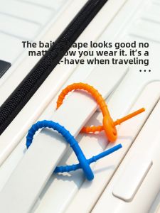 Multi-Functional Travel Luggage Tag Identification Rope Data Cable Tying Belt Backpack Anti-Lost Pendant Luggage Tag