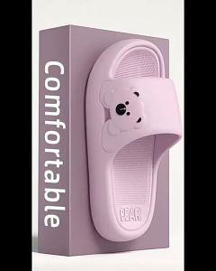 รองเท้าแตะในบ้านสุดน่ารัก วัสดุ EVA ป้องกันกลิ่น พื้นนุ่มสบายเหมือนเหยียบโฟม เหมาะสำหรับใส่ในบ้าน พักผ่อน และออกไปข้างนอก