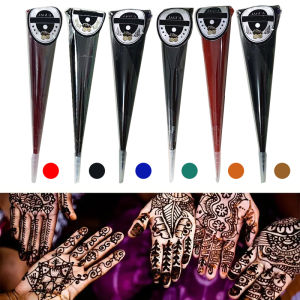 Henna PasteHenna tattoo creamTemporary TattooLongLasting Henna CreamWaterproof Henna Tattoo Paste for Body Art Painting