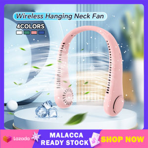 Lazy Hanging Neck Fan Air Cooler Portable Bladeless 360 Degree Neck Fan Rechargeable Student School Air Conditioner Neck Ventillator