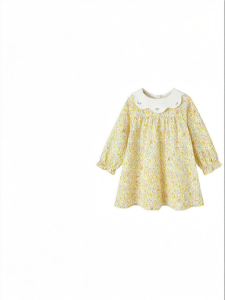 Purcotton | Antibacterial Floral Design Princess Dress Spring 2026