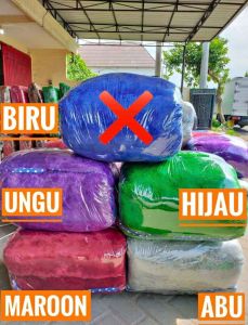 Kasur minul gender bulu rasfur gratis 2 bantal ukuran 140x170x8