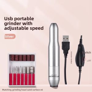 MONLEYTA | Electric Nail Drill Machine Manicure Shop Professional Head Nail Remover Small Pen Type Machine Nail Trimming Tool