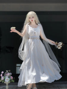 Young Adult Eternal Island Original Selene Light Greek Mythology Style Lolita Dress JSK Suspender Skirt