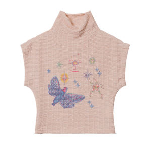 Áo Thun Nữ Mùa Hè Y2K Pure Desire Hot Girl Áo Vest Ngắn Không Tay Cổ Cao Hở Bụng Dopaamine Style Thời Trang Đường Phố