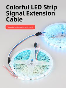 LAISILIMANWEI | Colorful LED Strip Signal Extension Cable Connector
