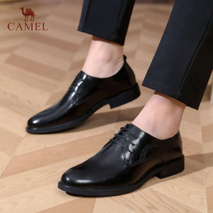 Camel | Giày Đế Derby Da Anh Quốc Bóng Loáng