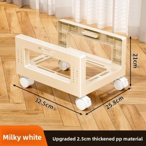 MEIZHUFU | Mobile CPU Stand with Wheels