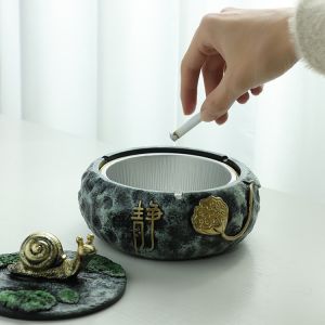 Premium Durable Large Capacity Ashtray Anti-fly Ash