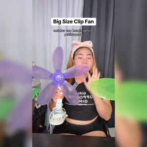 BIG Size Clip Fan 5-Blade Energy-Saving Portable Clip Fan Quiet Desk/Wall Fan Fast Shipping