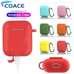 CoAce Silicone Cases For AirPods Pro 2021 Airpods Pro Earphone Bluetooth Wireless Headset Charging Box Protective Cover