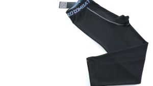 TOSEEK Single-leg Men Basketball Compression Leggings Breathable Trendy Sports Training Shorts Stretch Shaping