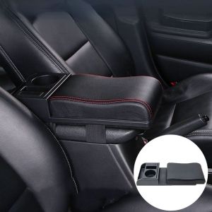 Universal Car Armrest Box Elbow Support Arm Rest Cushion with usb charging storage space