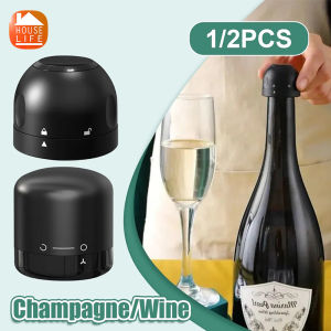 1/2 cái nắp chai rượu vang đỏ chân không nắp Silicone kín nút chai rượu sâm banh tái sử dụng giữ được độ tươi nút cắm chai rượu dụng Cụ Quầy Bar