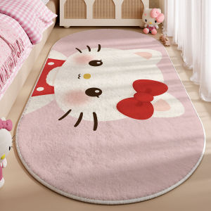 XXM | Cartoon Bedside Waterproof Imitation Fluffy Thick Carpet for Girls Childrens Room