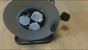 Industrial Type Extension Cable Reel 50m UK Heavy Duty Cable Stand Extension Cord / Wayar Extension