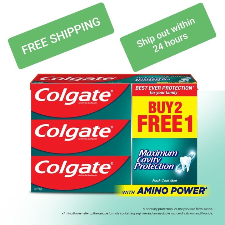 Colgate Maximum Cavity Protection Toothpaste Value Pack (175g x 3
