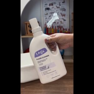 LAGA floor cleaner ผลิตภัณฑ์ทำความสะอาดพื้น Eucalyptus & Lavender ขนาด 1000 ml. สูตรแห้งไว้ ไม่ทิ้งคราบ ใช้กับเด็กและสัตว์เลี้ยงได้ ลาก้า