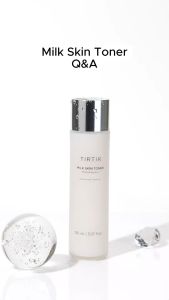 TIRTIR Milk Skin Toner | Melembabkan dan Mencerahkan Kulit Secara Instan 2% Ekstrak Dedak Padi Ceramide Panthenol Friendly Vegan 150ml