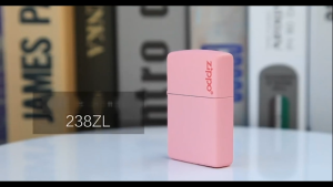 [Fulfilled By Lazada] Zippo Classic Pink Matte Zippo Logo Windproof Lighter | Zippo 238ZL