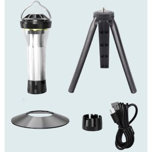 คุณสมบัติของโคมไฟฉุกเฉิน 2200mah พกพา ชาร์จ USB สำหรับ ตั้งแคมป์กลางแจ้ง โคมไฟยังปรากฏหรือโคมไฟตั้งแคมป์ LED