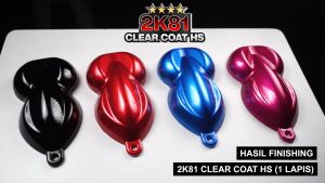 Sapporo Ultimate 2K81 Clear Coat HS / 250 ML / 2 Komponen / Cat Spray Semprot Aerosol Terbaik