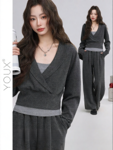 YOUXIANG | Bộ Ba Mảnh Ôm Sát Thoáng Mát Mới Cho Mùa Xuân