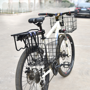 Bicycle Basket Foldable Front Bicycle Basket Mountain Electric Rear Rack Rear Storage Cart Frame Front Hanging Neutral Accessories