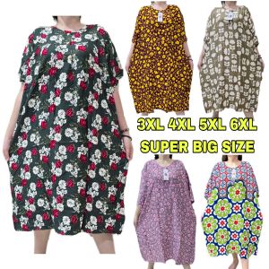 Batik Dress (3XL - 6XL) Marrisa Super Big Size