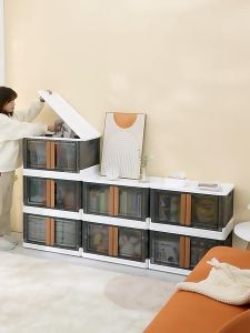 Closet Organizers and Storage Pack Storage Bins with Lids and Wheels Collapsible Stackable Storage Bins Plastic Foldable Box Storage Containers for Home