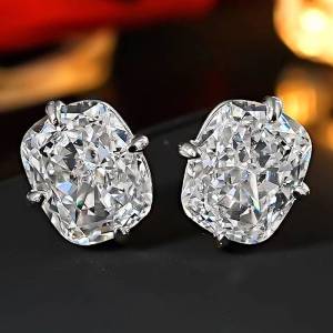 Huitan 4 Claws Design Women Ring Simple Versatile Style Lady Daily Party Fashion Accessories Chic Jewelry Inlaid Shiny White CZ