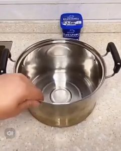 Smart Save Line Stainless Steel Pot Wok Cleaning Shining Paste Agent