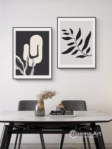 Abstract Minimalist Dual-piece Decorative Painting