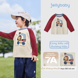 Jelly Baby | Áo Thun Dài Tay Đa Màu Cho Bé Gái Áo Cơ Bản Mùa Thu 2026 Mới