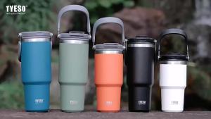 TYESO | Tyeso 750ML Stainless Steel Vacuum Cup Cold Hot Double-layer Insulated Cup Tumbler Thermo Water Bottle Car Travel Mug Coffee Cup