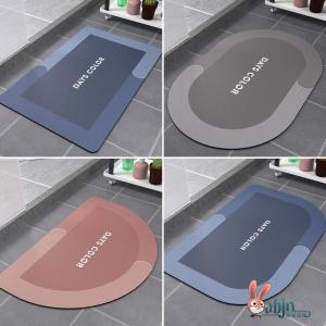 Thảm Phòng Tắm Chống Trượt Thấm Hút Nhanh Bằng Vật Liệu Silicon Mềm Thảm Phòng Tắm Phòng Ngủ Thảm Nhà Vệ Sinh Thảm Chống Trượt Bền Bỉ