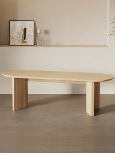 Scandinavian Japandi Style Wooden Bench