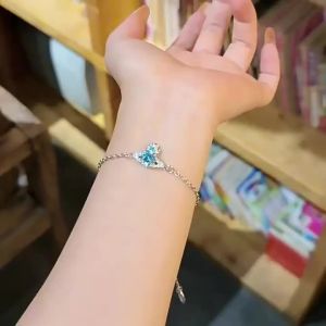 WENXI | Blue Zircon Planet Stylish Luxury Womens Bracelet