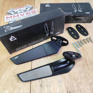 Spion Winglet Stealth CR7 Full CNC Universal Cbr 150r Ninja 250 Fi Cbr250rr R15 R25 R15v3 Nmax