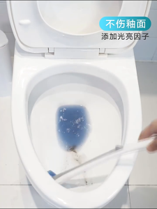 Set Berus Tandas Pakai Buang & Kepala Berus Ganti Disposable Toilet Brush No Dead Angle Wall Hanging Replacement Brush Head Toilet Cleaning Standing Berus Tandas 一次性马桶刷