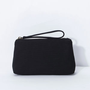 Yonben All Year Round Neutral Easiest for Match Nylon Pure Color Clutch Bag Stain Resistant Cosmetic Bag Ins Simple Wallet Card Holder