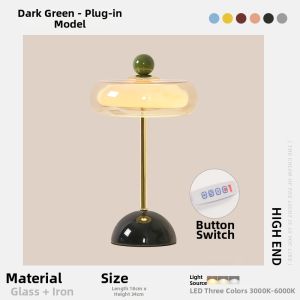 SHIGUANGSUIDAO | Modern Minimalist Creative Luxurious Feel Bedside Lamp