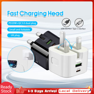 PD 20W Fast USB Charger Quick Charge 3.0 Fast Charging Port USB Type C Plug Power Adapter For iPhone Samsung Huawei Xiaomi