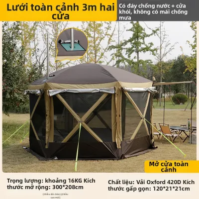 EUSSUE | Lều Ngoài Trời Dành Cho 6-8 Người 3m
