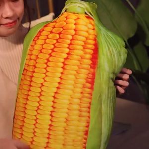 ĐỒ CHƠI TRÁI BẮP NHỒI BÔNG GẤU BÔNG QUẢ BẮP 3D GỐI ÔM CHO BÉ HÌNH QUẢ BẮP 100% GÒN MỀM MỊN AN TOÀN CHO BÉ