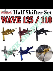 Motorcycle Half Shifter Set For WAVE 125 /110 half shifter Alloy With Screws Nuts Motorcycle Accessories