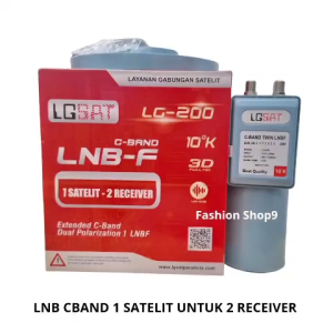 Lnb Cband 1 Satelit Untuk 2 Receiver Lgsat - Lnb Cband 1 Satelit 2 Tv - Lnbf Lgsat Cband LG-200