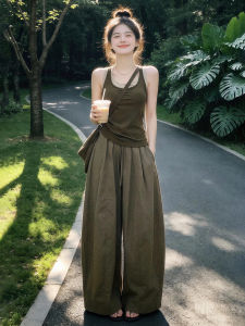Ge·an·fei | Summer Outfit Ready Set 2-Piece Tank Top and Wide Leg Pants