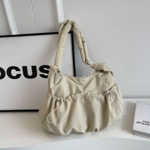 Casual Nylon Crossbody Bag for Women Simple Modern Fashionable Single Shoulder Tote Bag Versatile Leisure Handbag