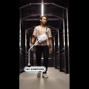 Tas Selempang Kanvas Terbaru / Slingbag Casual Kanvas Puring 100 Ribu isi 7 Pcs